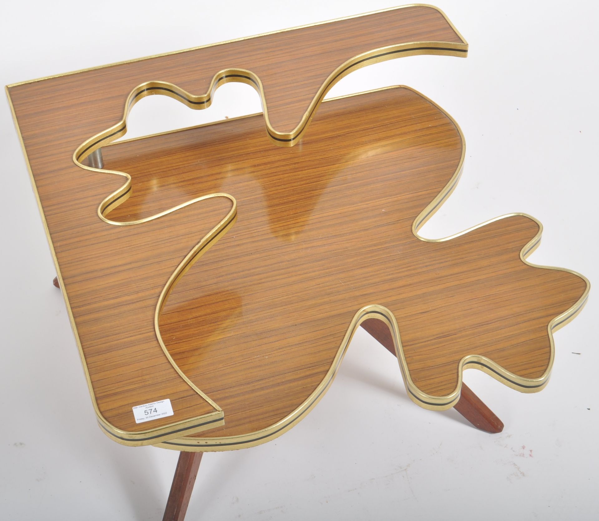 RETRO MID CENTURY PUZZLE PIECE COFFEE TABLE - Bild 2 aus 4