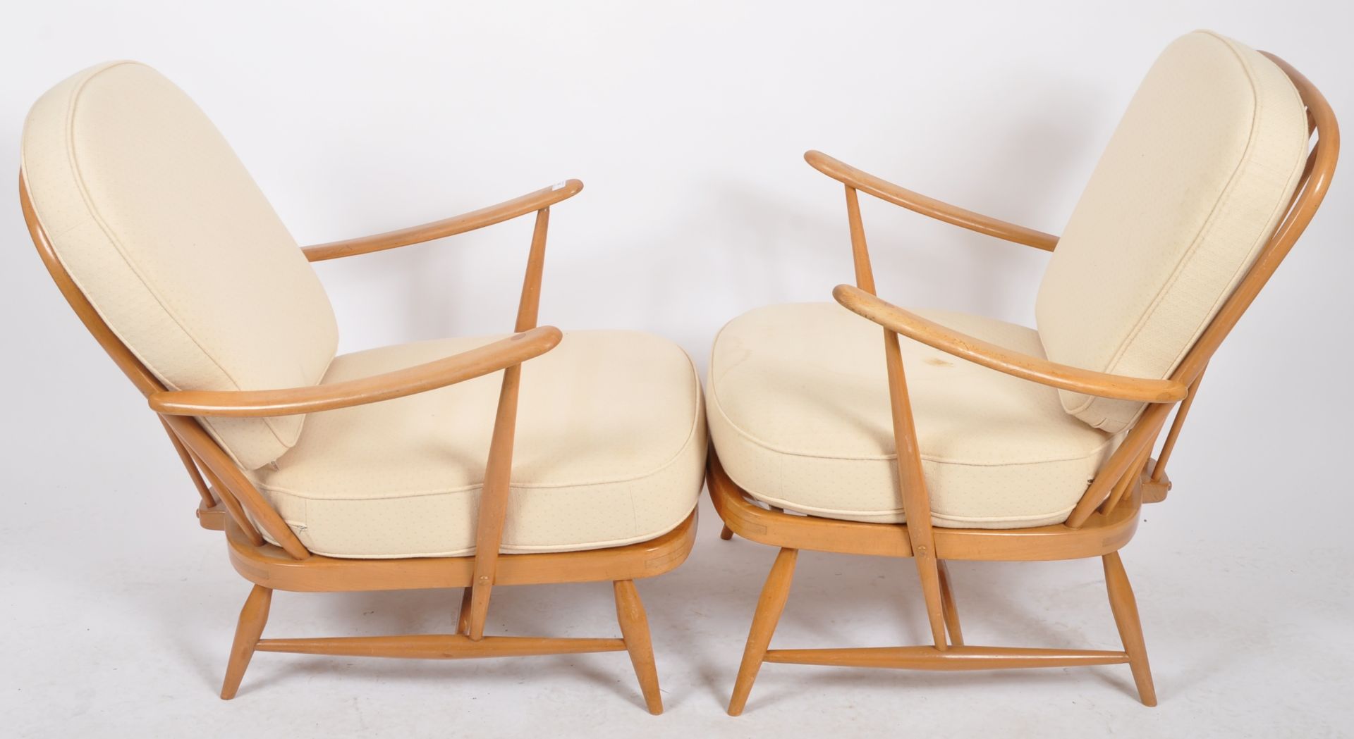 LUCIAN ERCOLANI - ERCOL MODEL 334 - PAIR ARMCHAIRS - Image 7 of 8