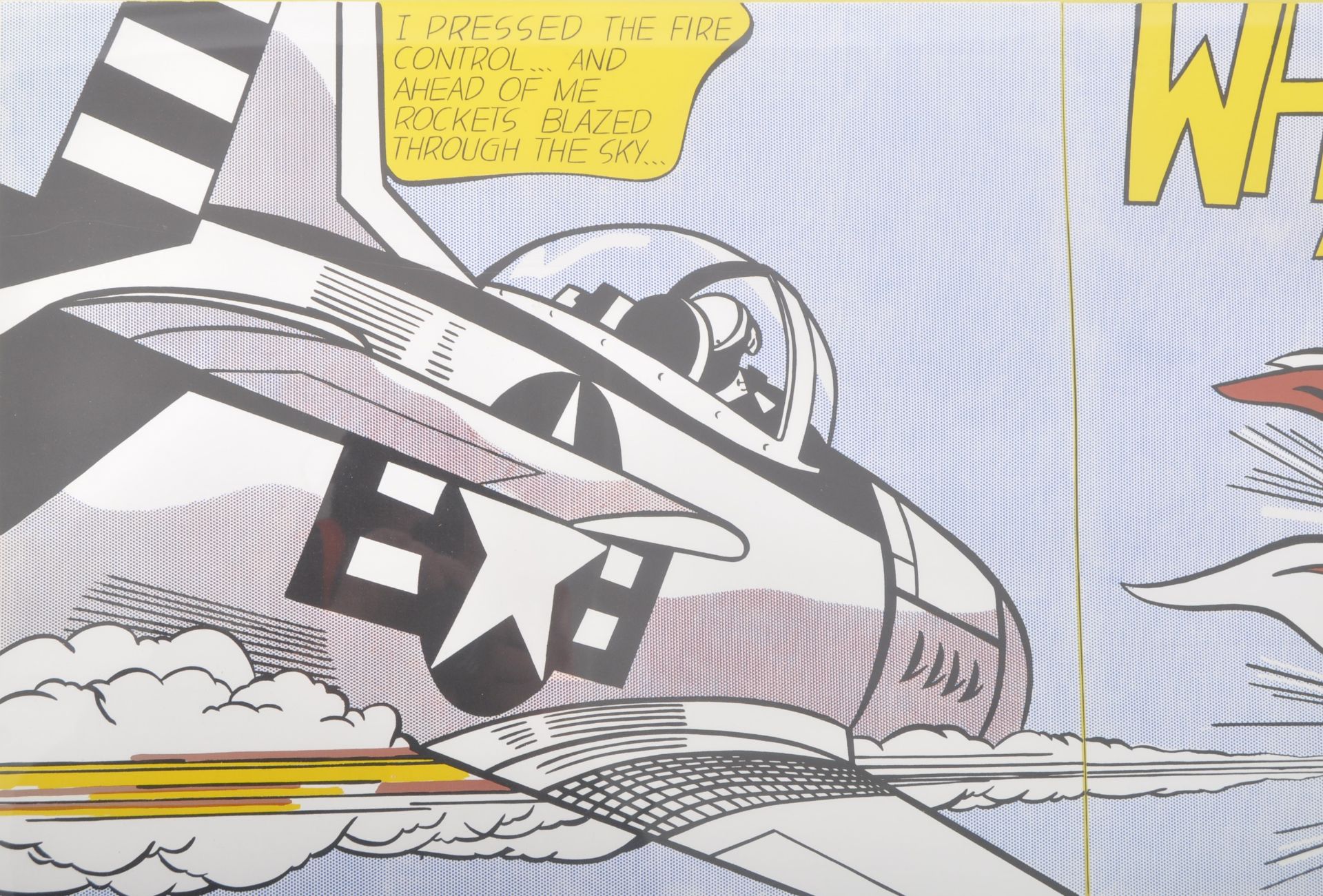 AFTER ROY LICHTENSTEIN - WHAAM - 1991 COLOUR LITHOGRAPH - Image 2 of 3