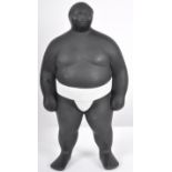 CONTEMPORARY CERAMIC SUMO WRESTLER FIGURE