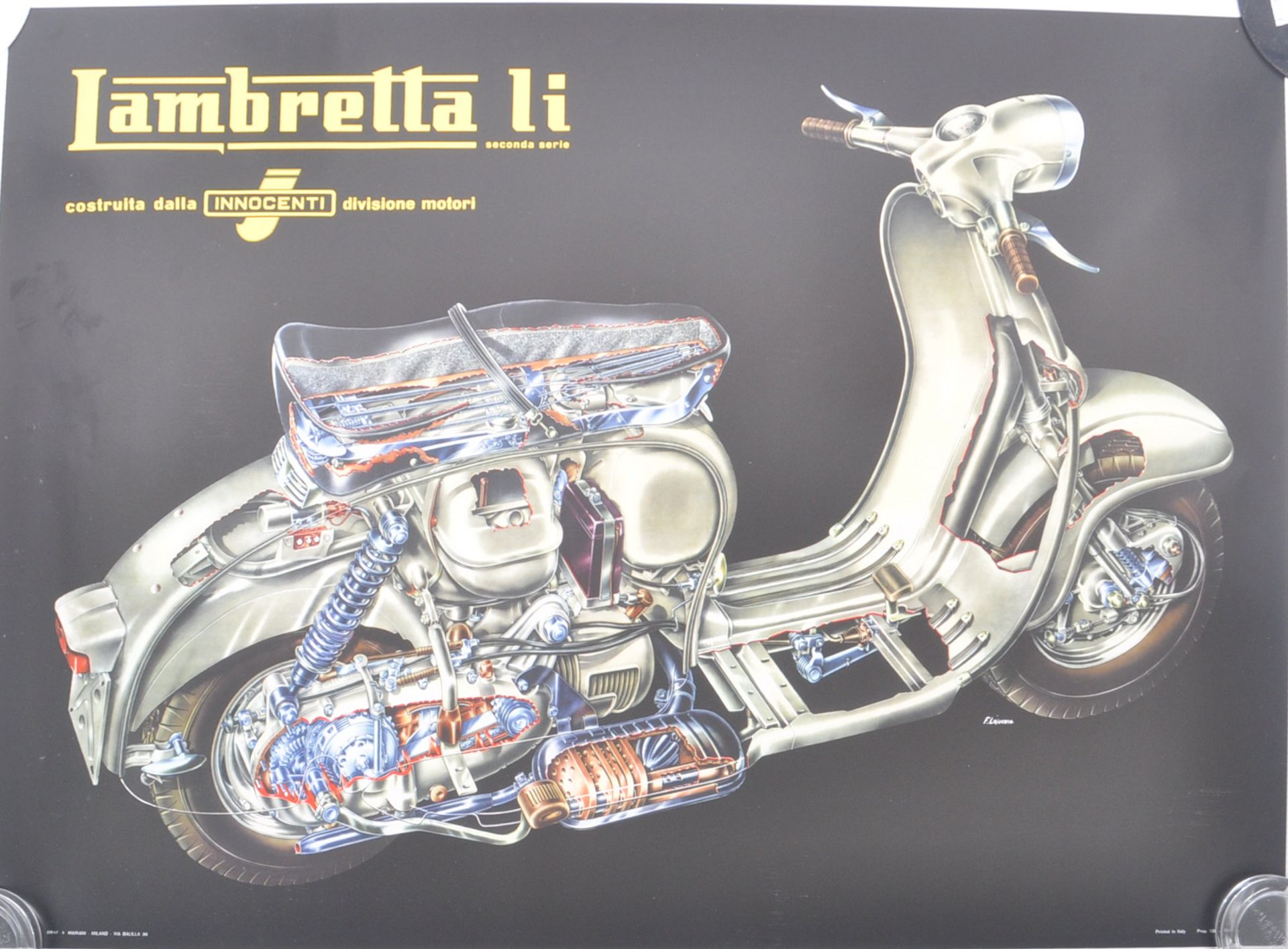 LAMBRETTA - COLLECTION OF ADVERTISING POSTERS - Bild 4 aus 12