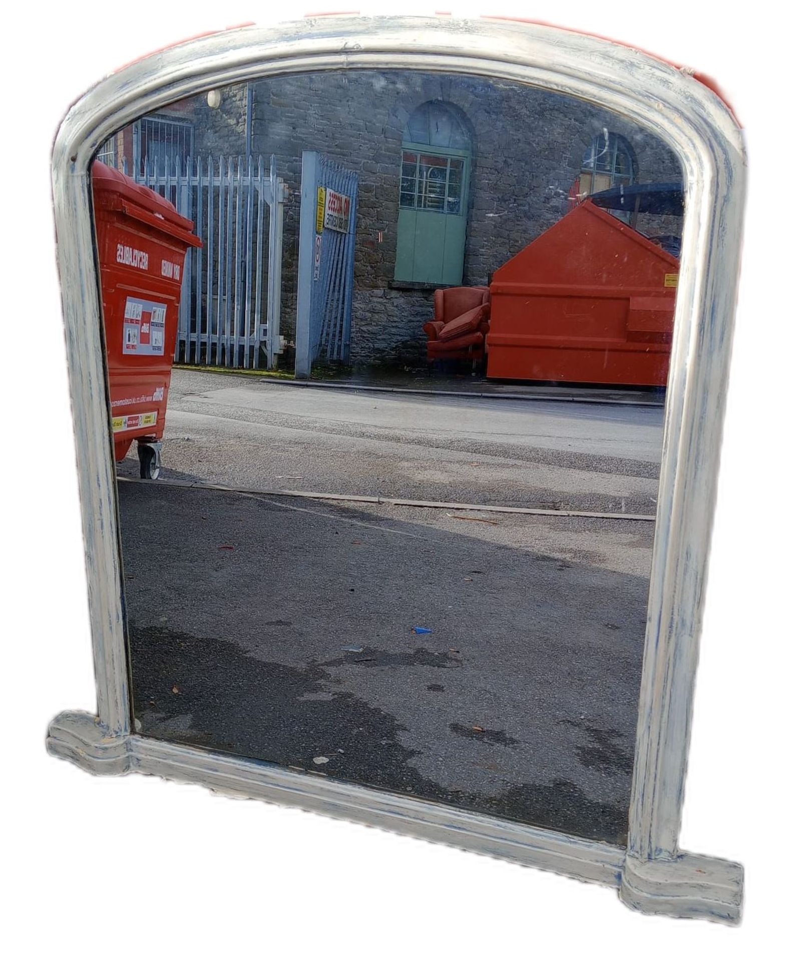 LARGE 19TH CENTURY VICTORIAN SHABBY CHIC MIRROR - Bild 5 aus 5