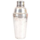 1930s ART DECO SILVER PLATED COCKTAIL SHAKER