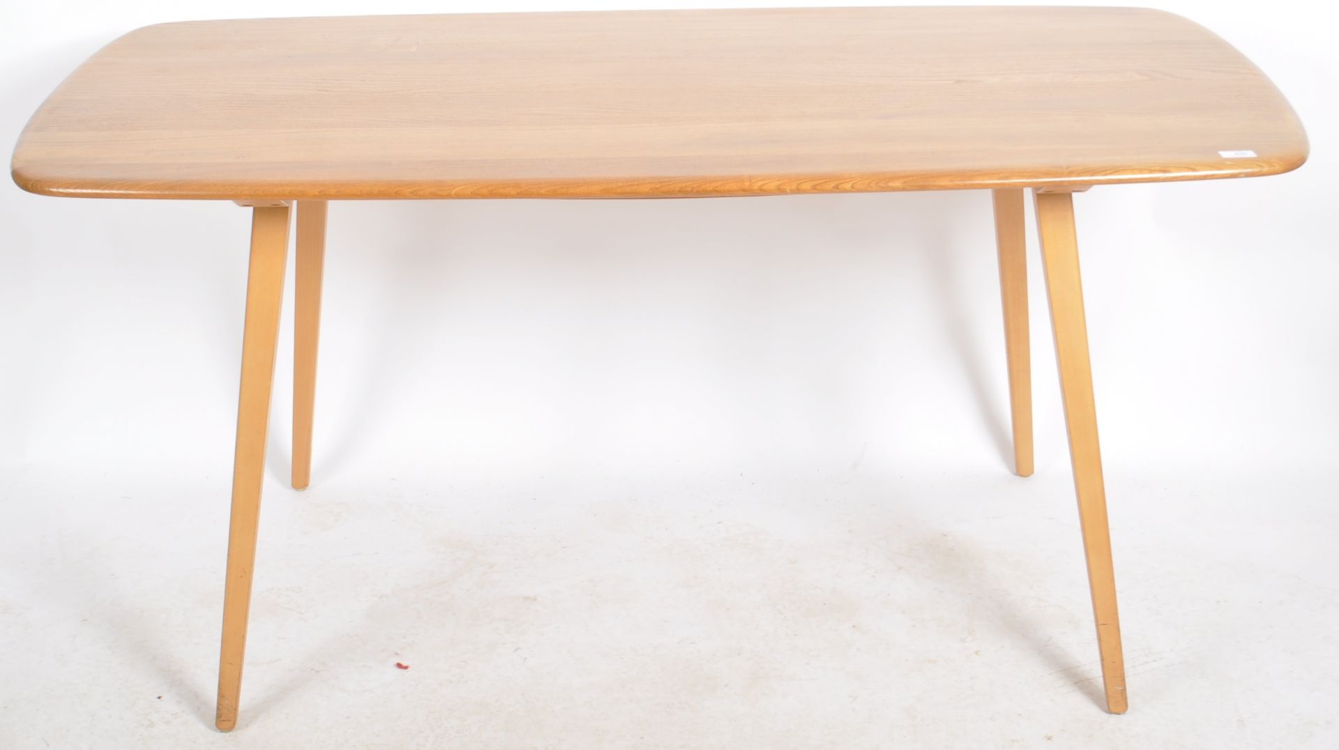 ERCOL - RETRO MID CENTURY BEECH AND ELM DINING TABLE - Image 2 of 4