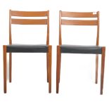 SVEGARDS MARKARYD - MATCHING PAIR OF TEAK CHAIRS