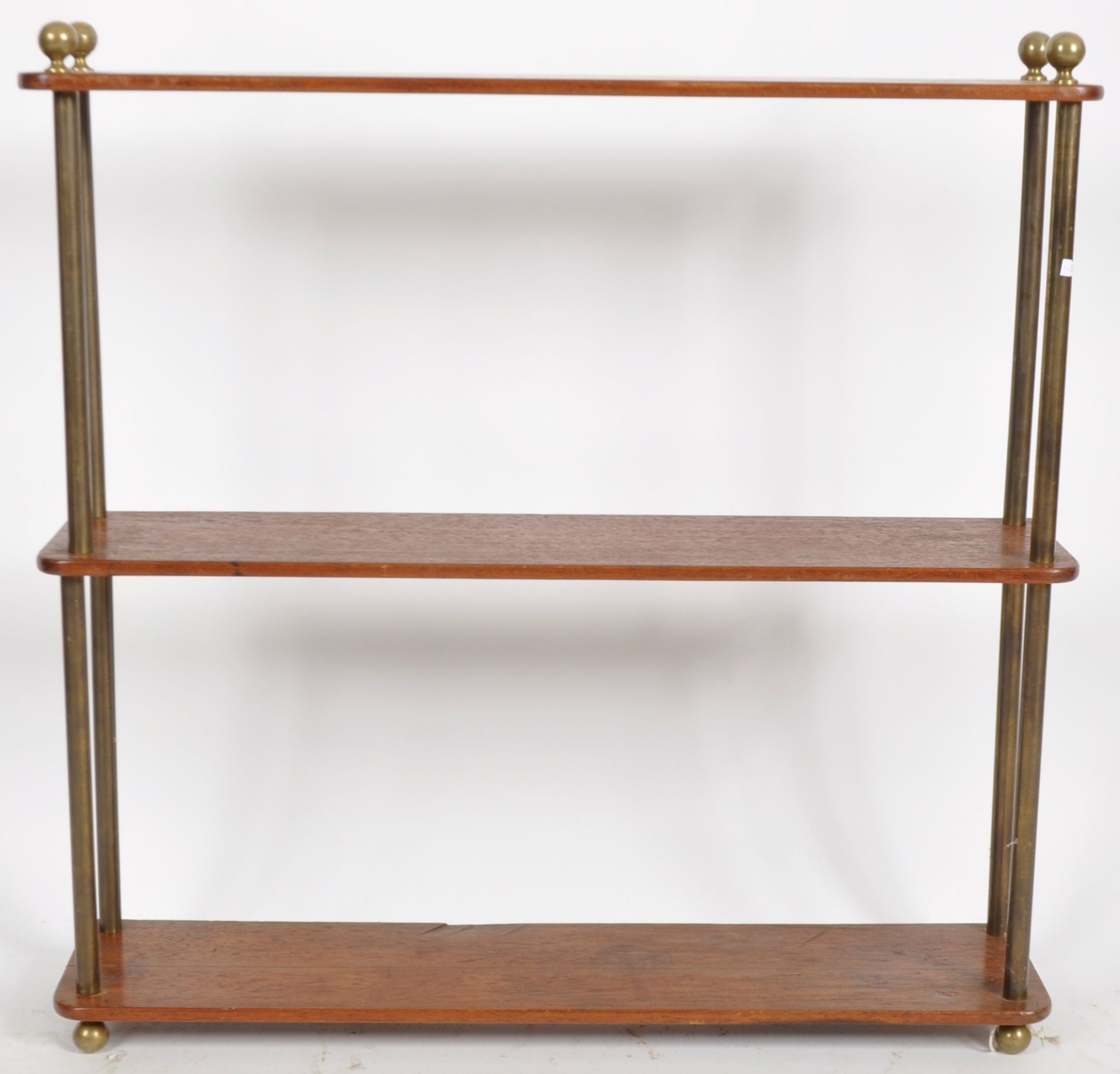 LATE 19TH CENTURY VICTORIAN MAHOGANY AND BRASS BOOKCASE - Bild 3 aus 5