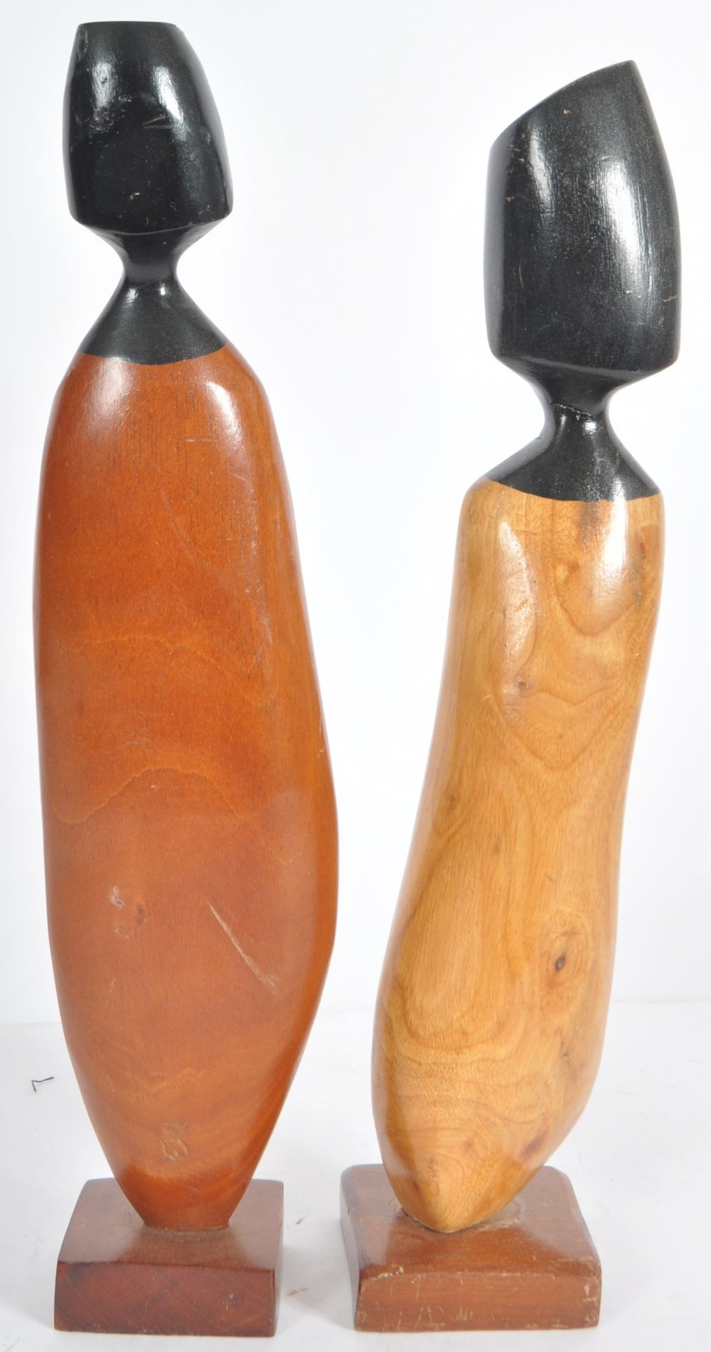 FRANK CORONADO - PAIR OF MID CENTURY TEAK FIGURES - Bild 3 aus 9