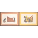 KULLUTU PILURTUUT - TWO MID CENTURY SIGNED PRINTS