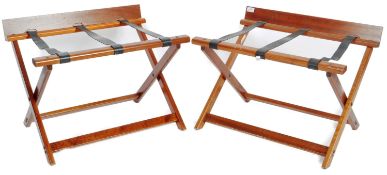 CRA'STER - MATCHING PAIR OF LUGGAGE RACK STANDS