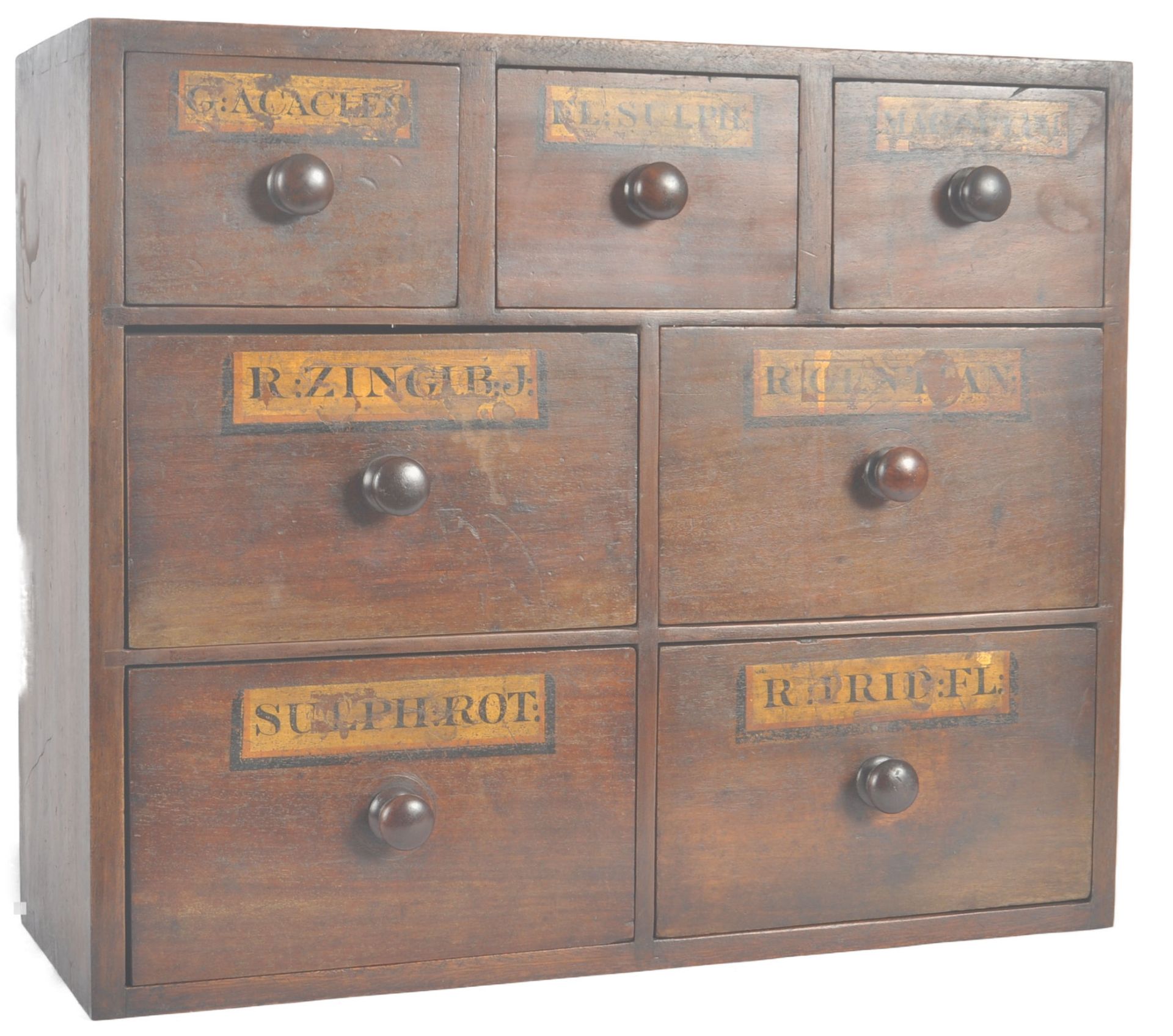 20TH CENTURY VICTORIAN STYLE APOTHECARY CHEST