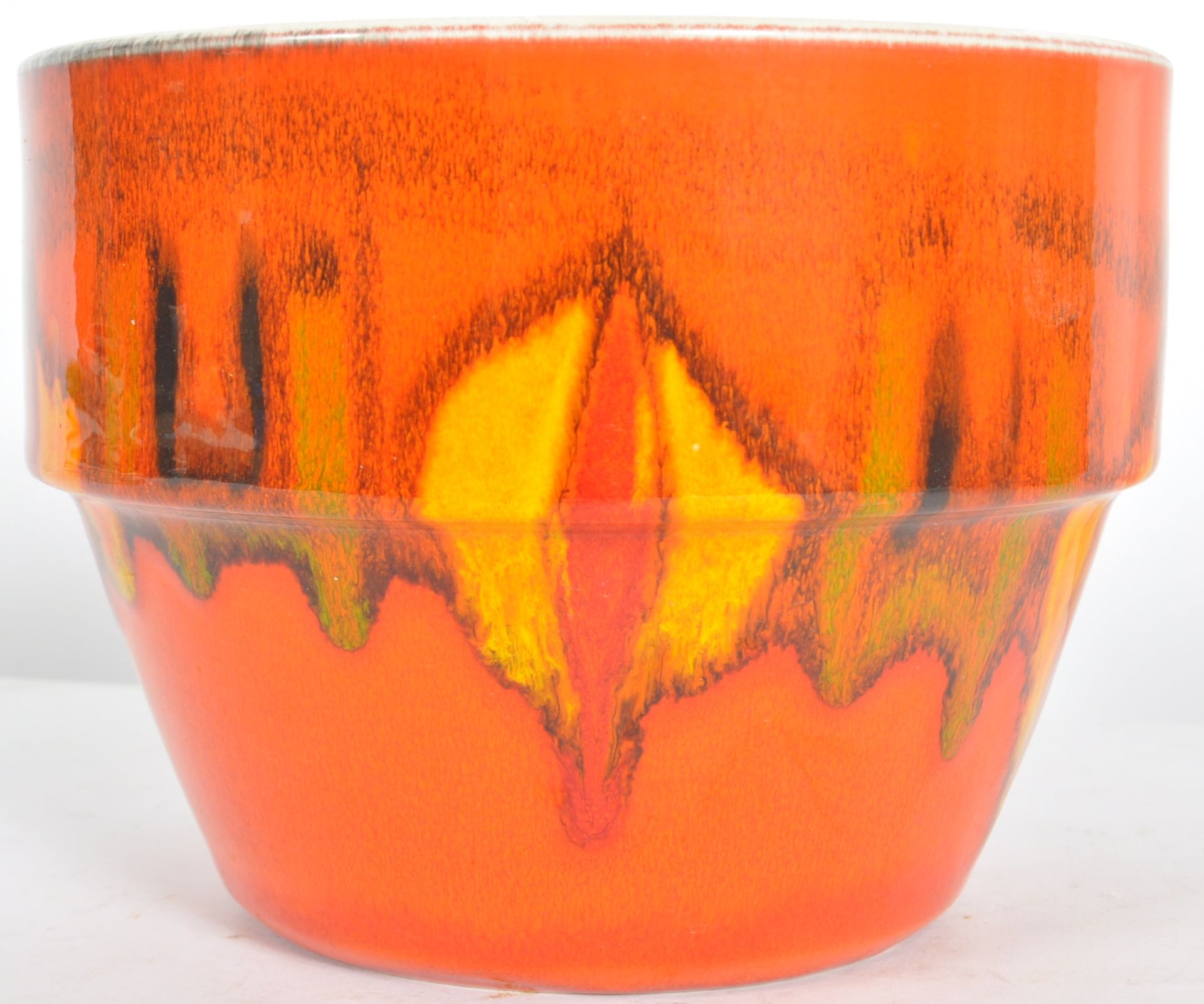 POOLE POTTERY - DELPHIS RANGE - CERAMIC PLANT POT - Image 2 of 6