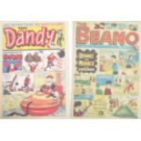 DANDY / BEANO - TWO CONTEMPORARY COMIC BOOK COVER ART