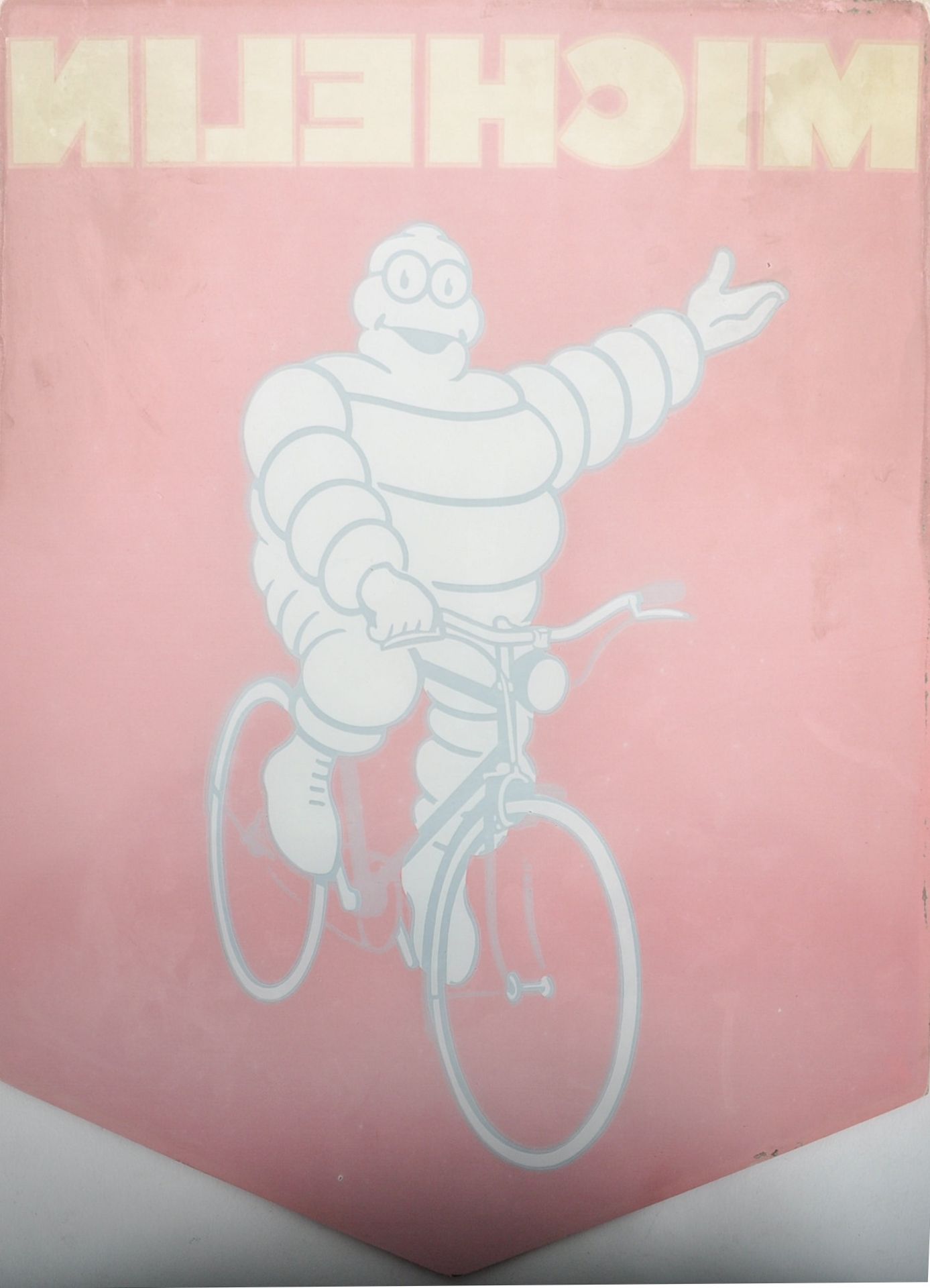 MICHELIN - RETRO GLASS SHOP DISPLAY ADVERTISING SIGN - Bild 2 aus 3