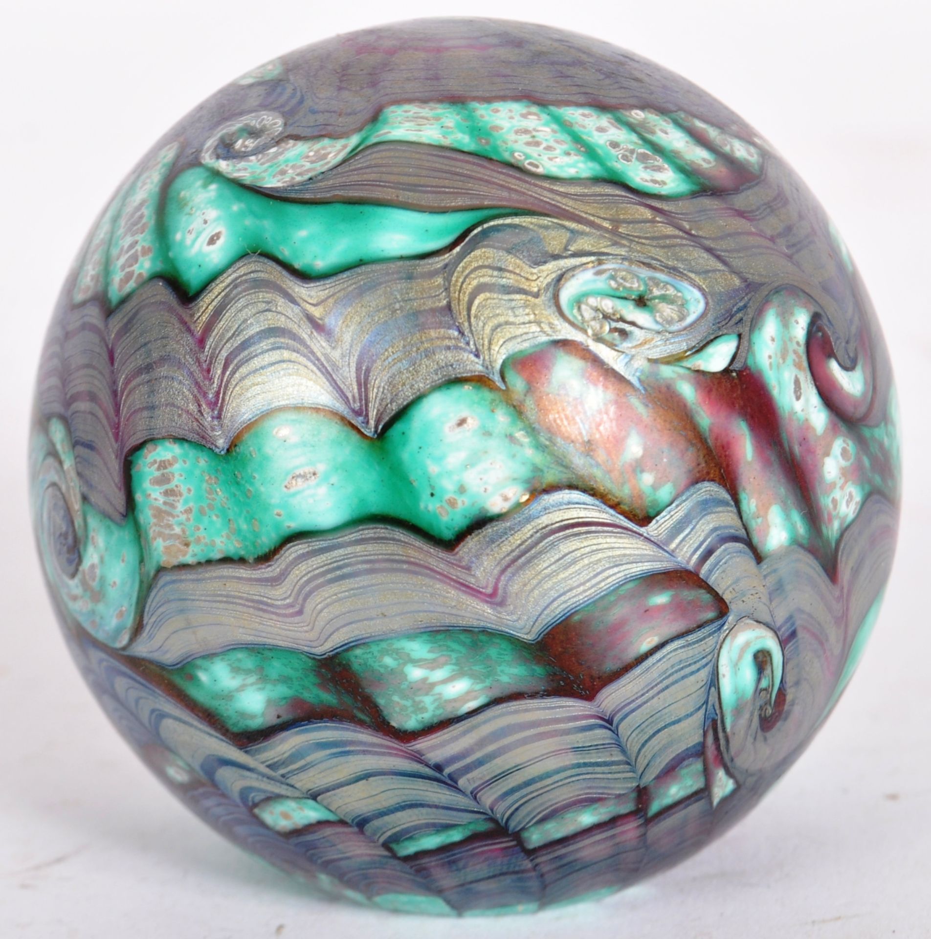 MICHAEL HARRIS FOR ISLE OF WIGHT - GLASS PAPERWEIGHT - Image 5 of 9