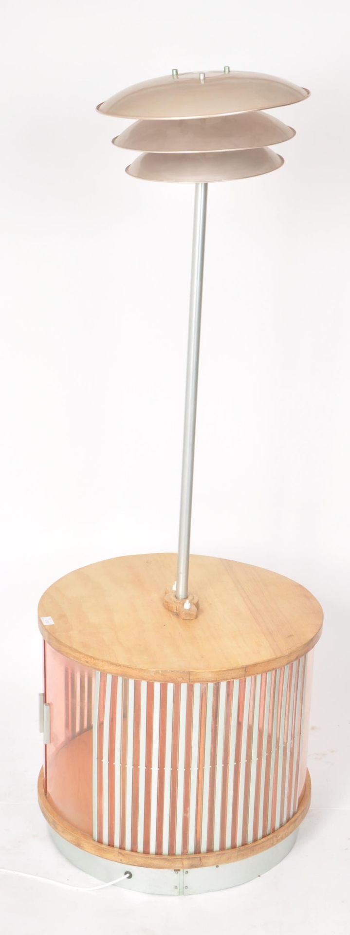 RETRO MID CENTURY STANDARD LAMP / SIDE TABLE - Bild 2 aus 6