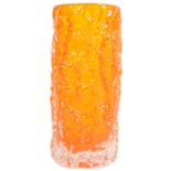 BAXTER FOR WHITEFRIARS - BARK EFFECT TANGERINE VASE