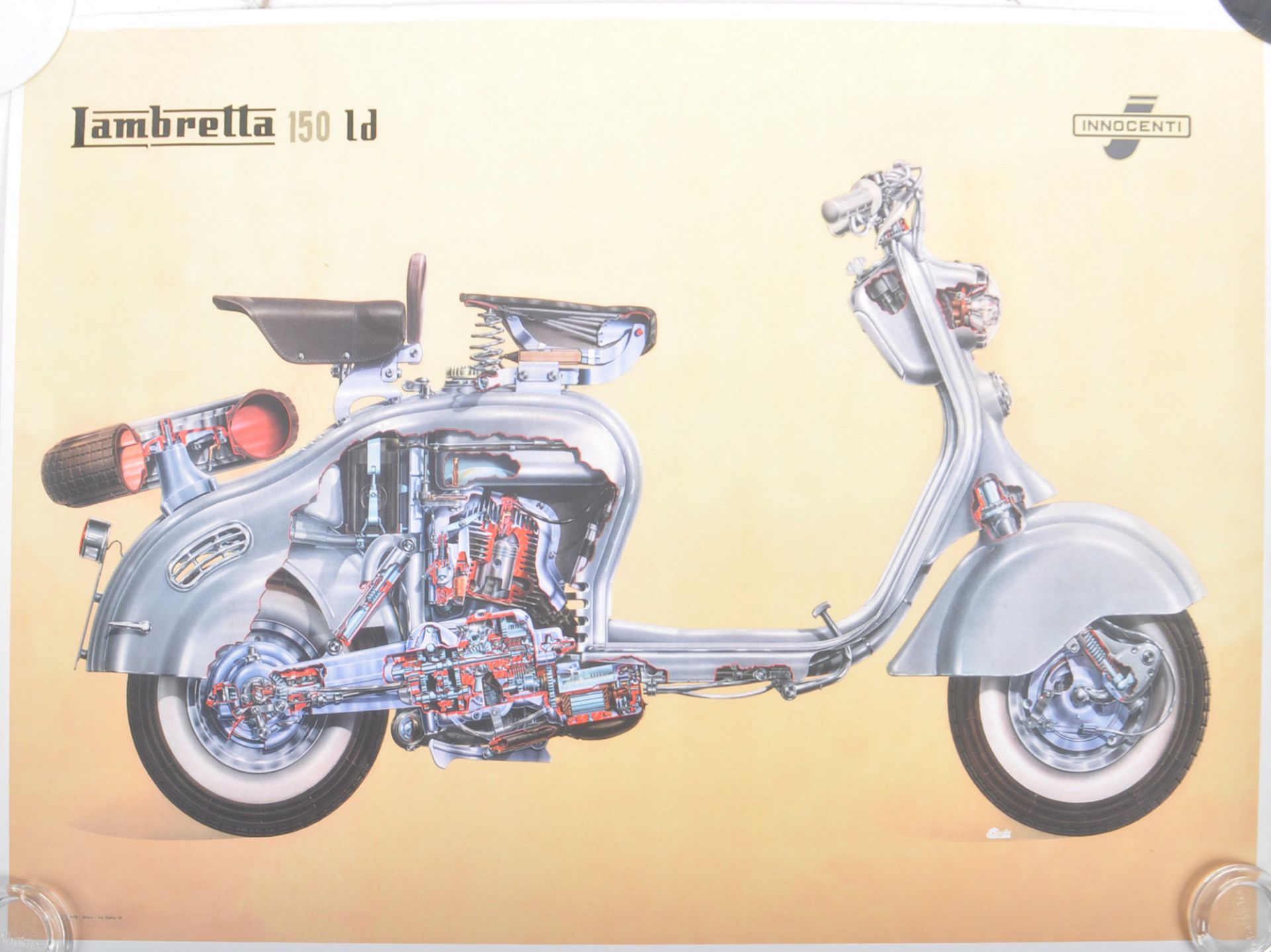 LAMBRETTA - COLLECTION OF ADVERTISING POSTERS - Bild 5 aus 12