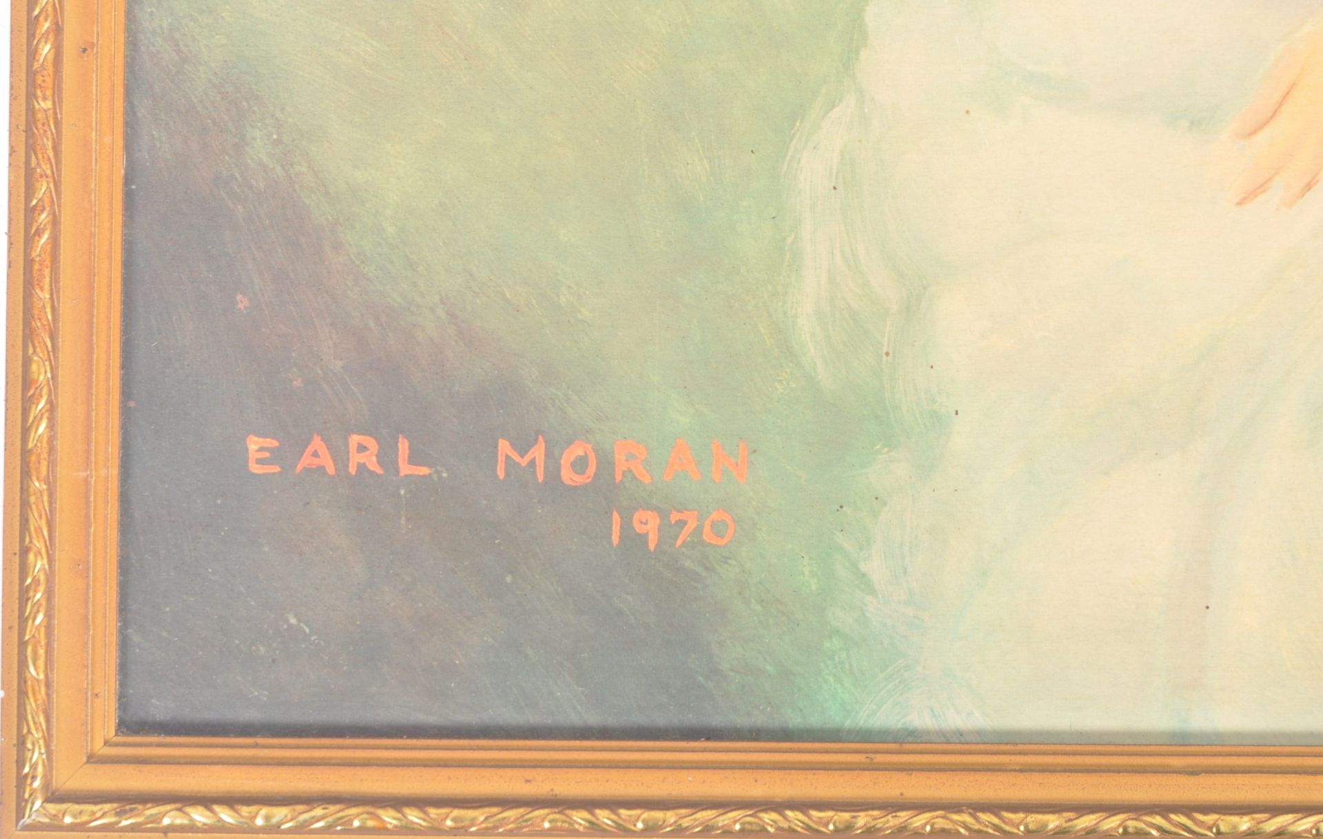 EARL MORAN - MID CENTURY PRINT ON BOARD - Image 2 of 5