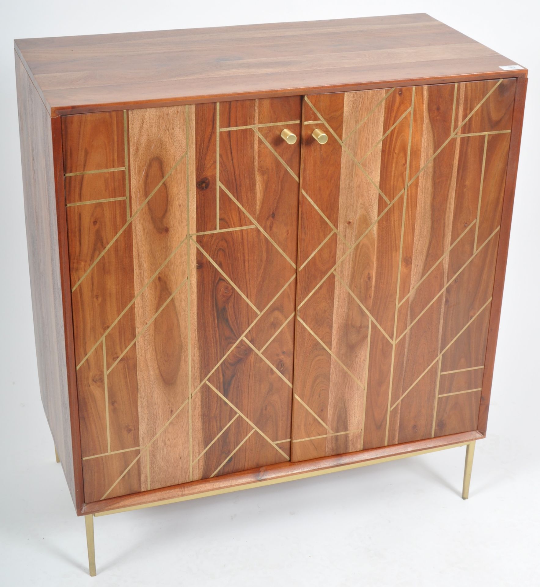 ADDISON DARK - MANGO WOOD AND INLAID METAL SIDEBOARD - Bild 2 aus 12