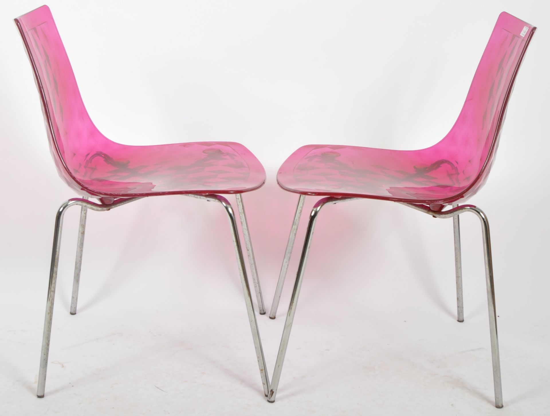 CALLIGARIS - ICE CHAIRS - TWO 80s ITALIAN DESIGNED CHAIRS - Image 4 of 5