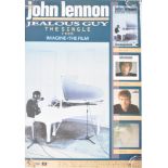 JOHN LENNON - JEALOUS GUY - VINTAGE MUSIC / MOVIE POSTER
