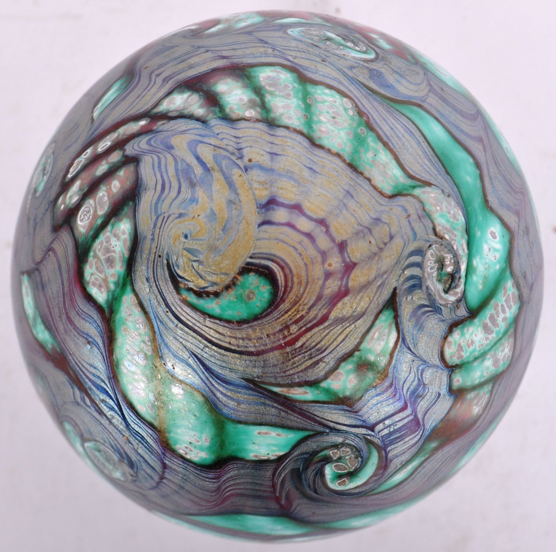 MICHAEL HARRIS FOR ISLE OF WIGHT - GLASS PAPERWEIGHT - Image 8 of 9