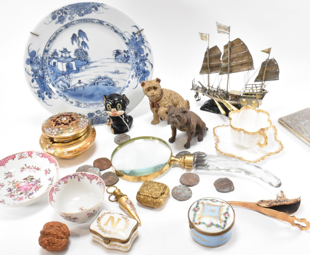 Timed Antiques & Collectables - Including; China, Stamps, Coins and Ephemera