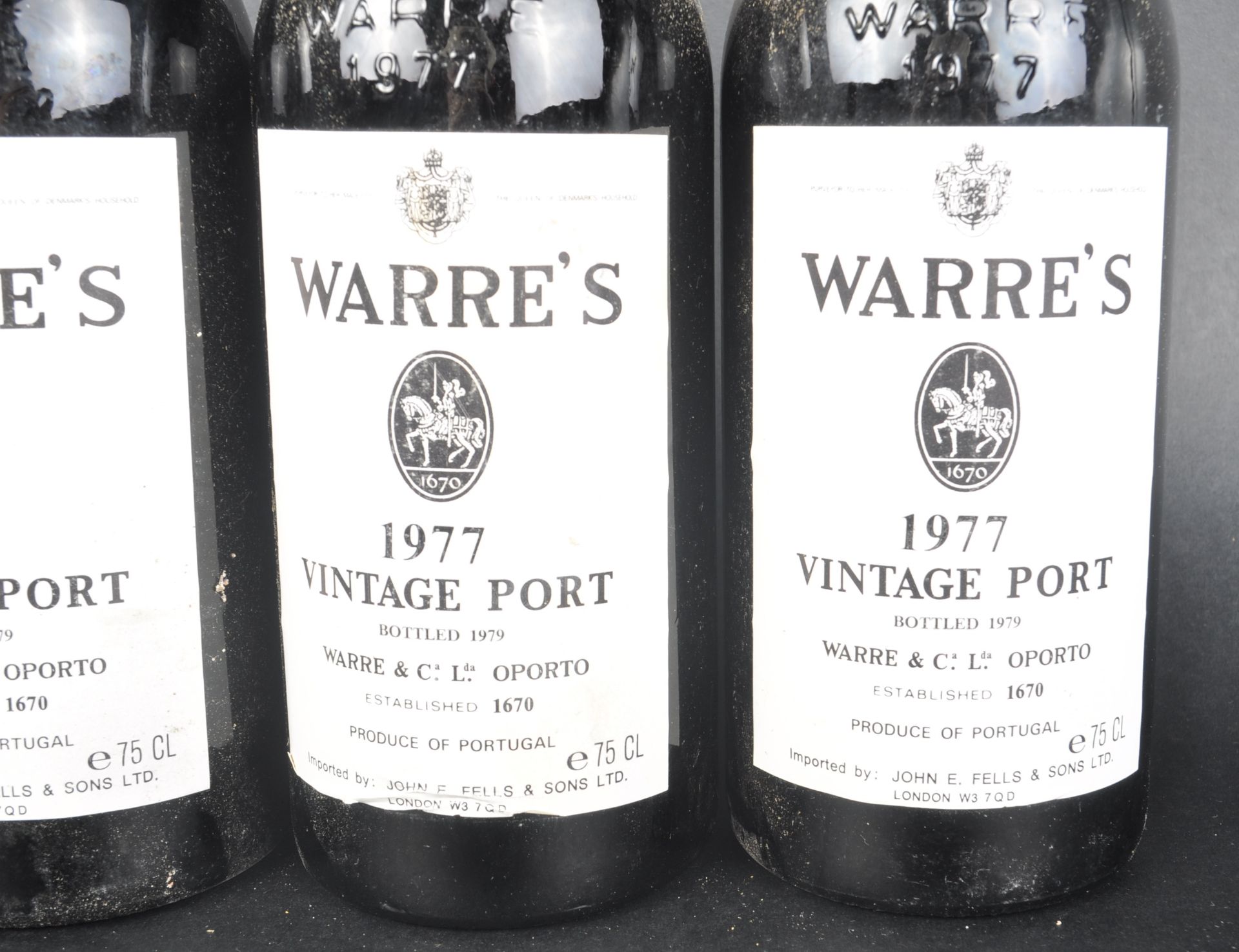 FOUR BOTTLES OF 1977 WARRE'S VINTAGE PORT - Image 4 of 4