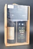 TWO BOTTLES OF DOW'S PORT