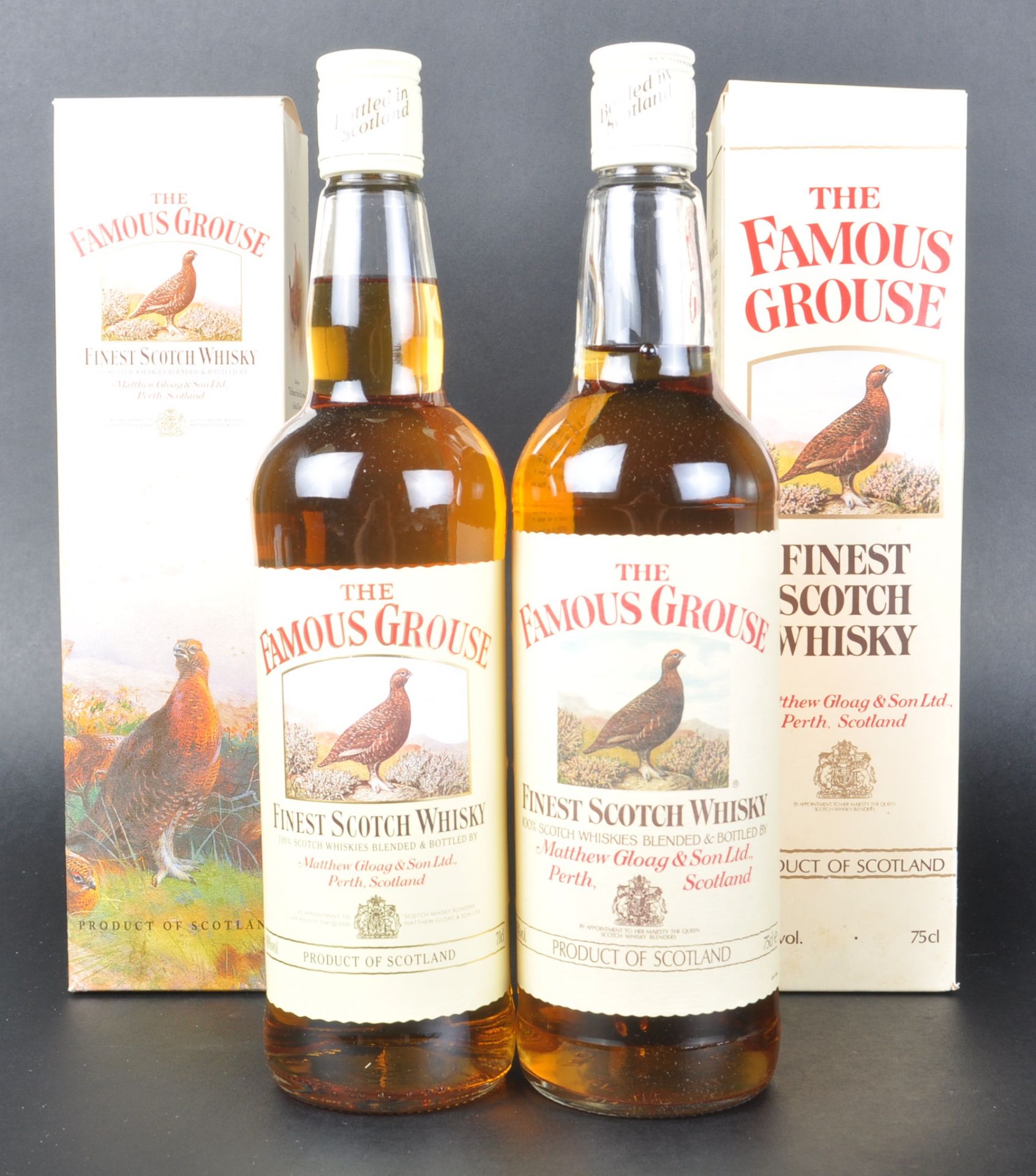 PAIR OF FAMOUS GROUSE WHISKY