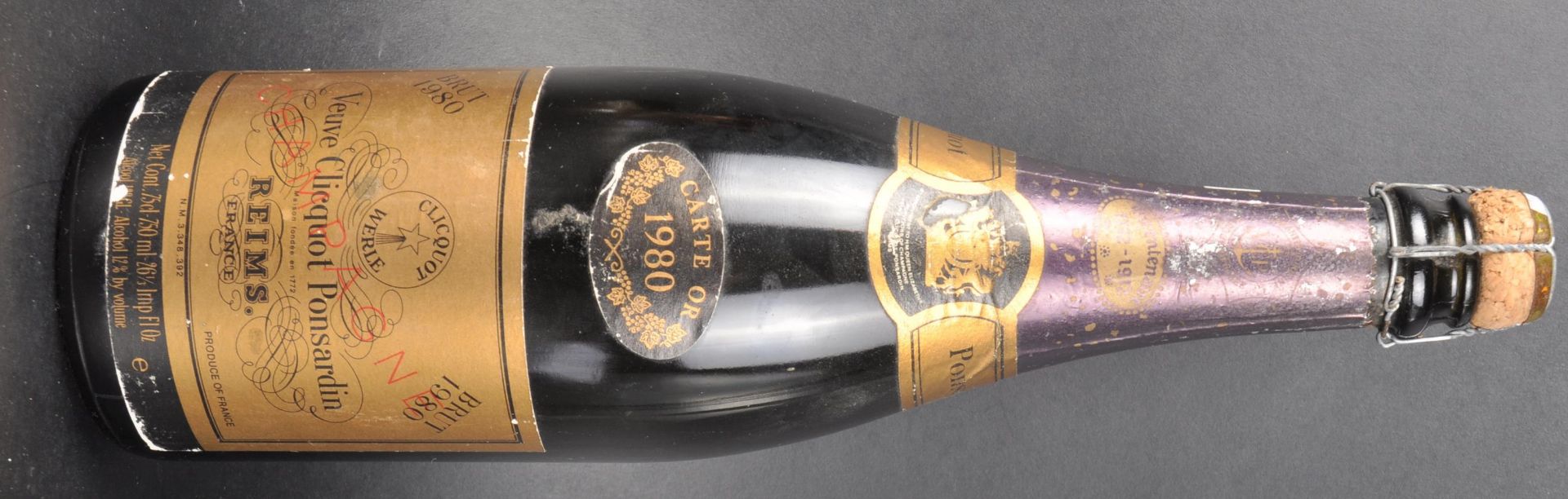 1980 VEUVE CLICQUOT PONSARDIN CHAMPAGNE