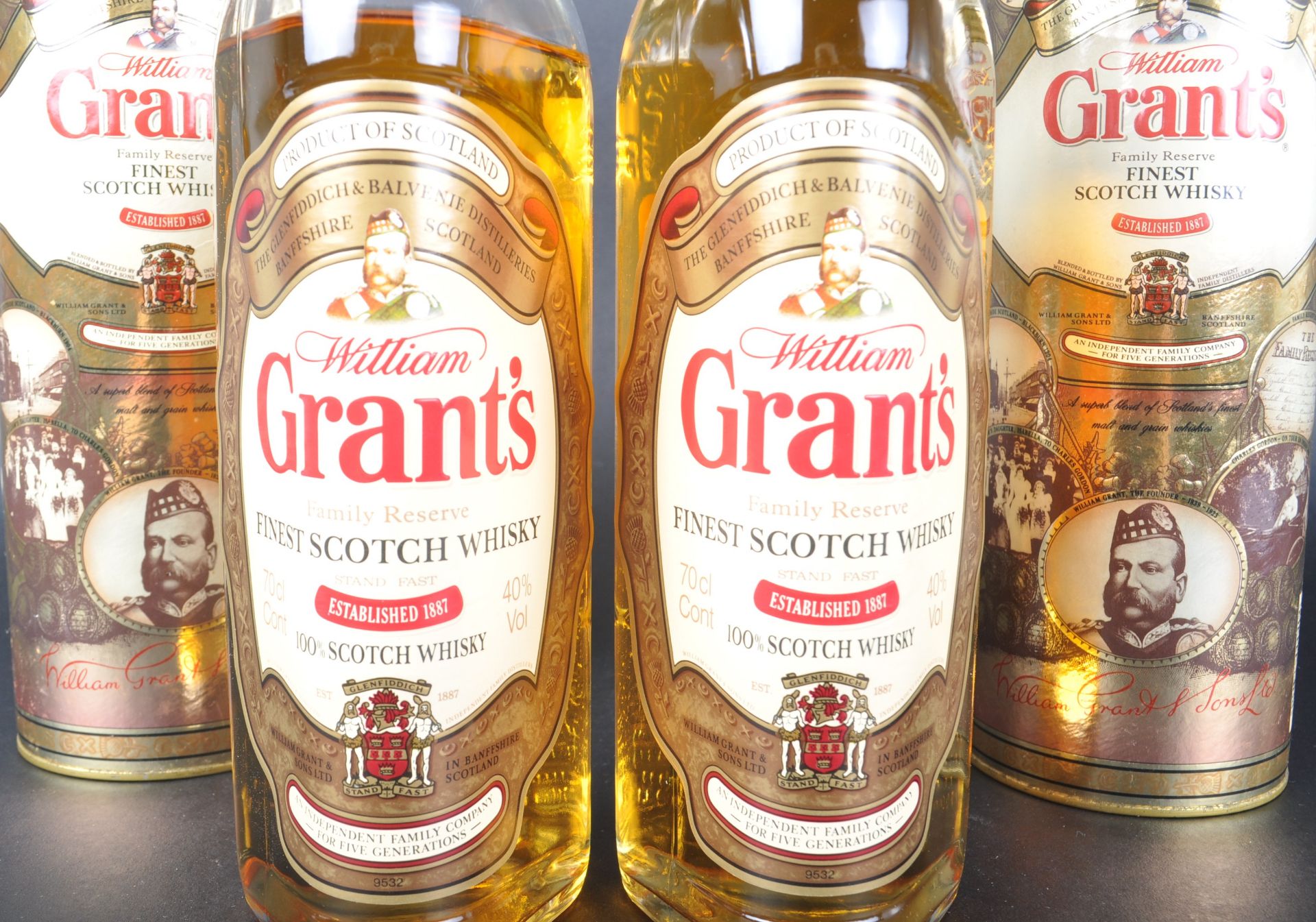 PAIR OF GRANT'S SCOTCH WHISKY BOTTLES - Image 2 of 4