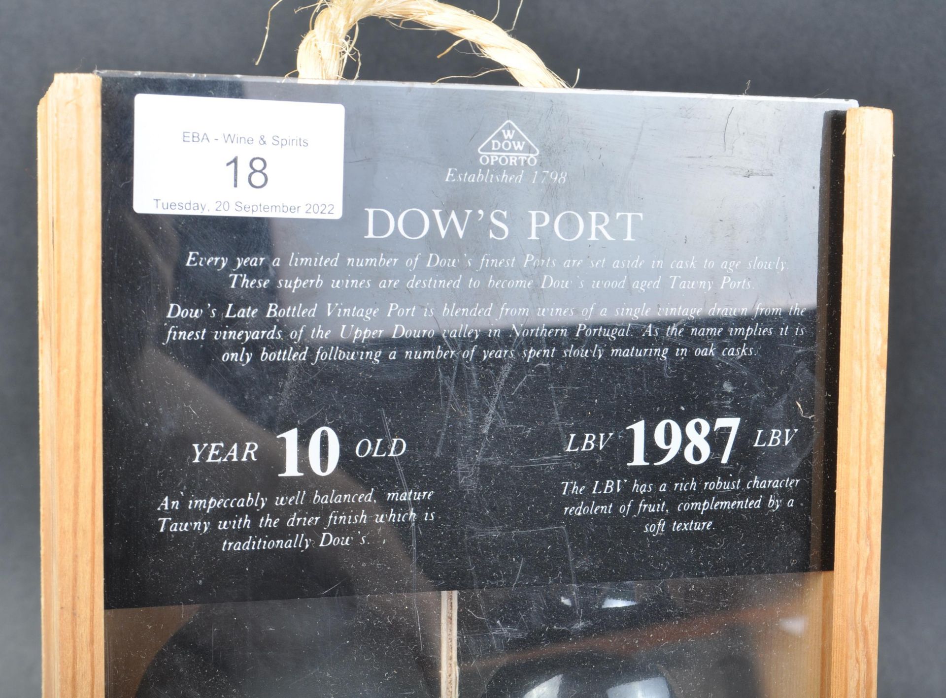 TWO BOTTLES OF DOW'S PORT - Image 2 of 4
