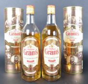 PAIR OF GRANT'S SCOTCH WHISKY BOTTLES