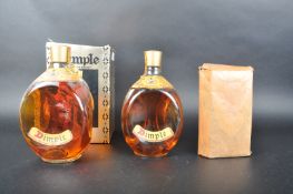 THREE BOTTLES OF DIMPLE WHISKY