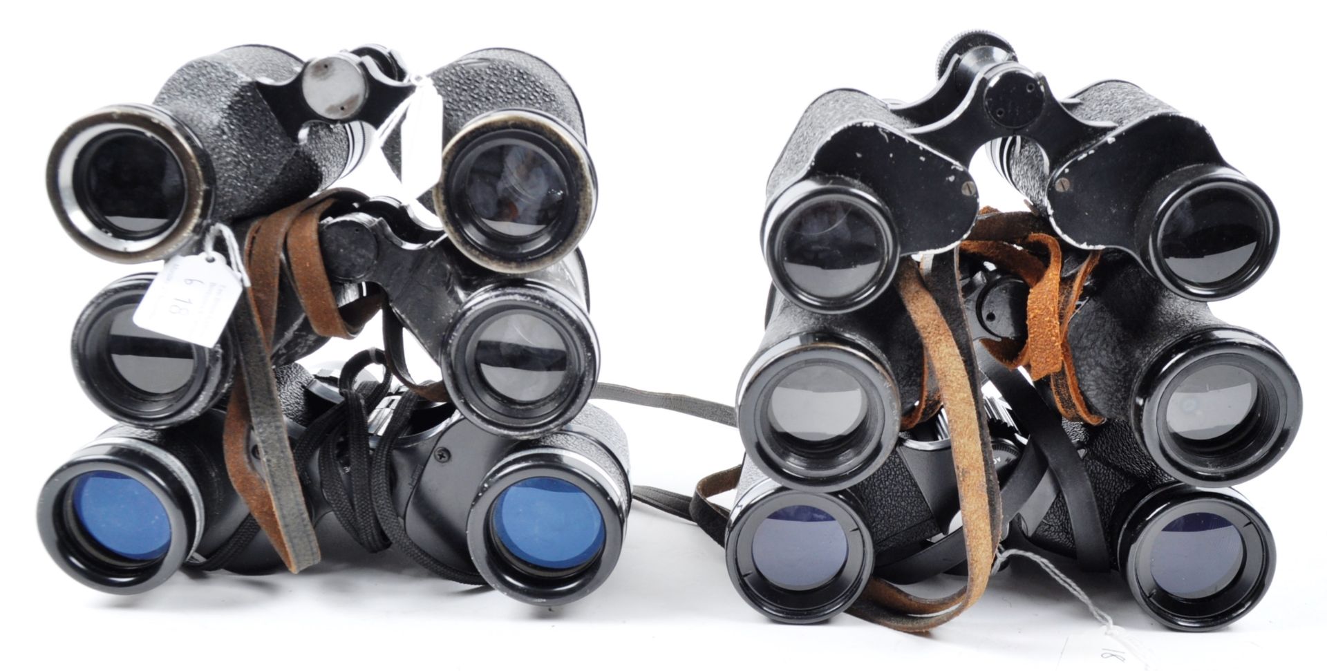 COLLECTION OF ASSORTED VINTAGE BINOCULARS INCLUDING MILITARY ISSUE - Image 5 of 5