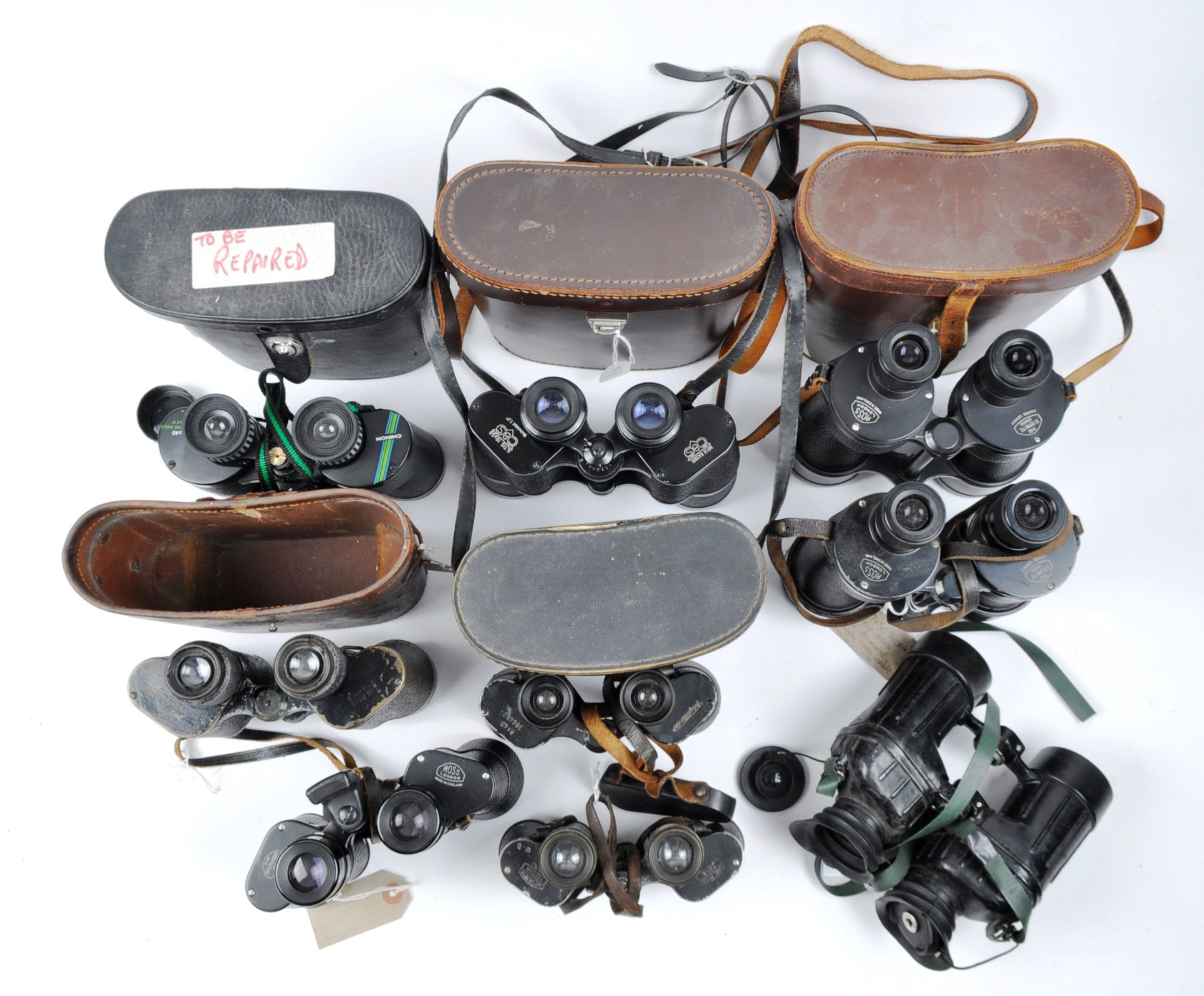 COLLECTION OF ASSORTED VINTAGE BINOCULARS - Image 3 of 5