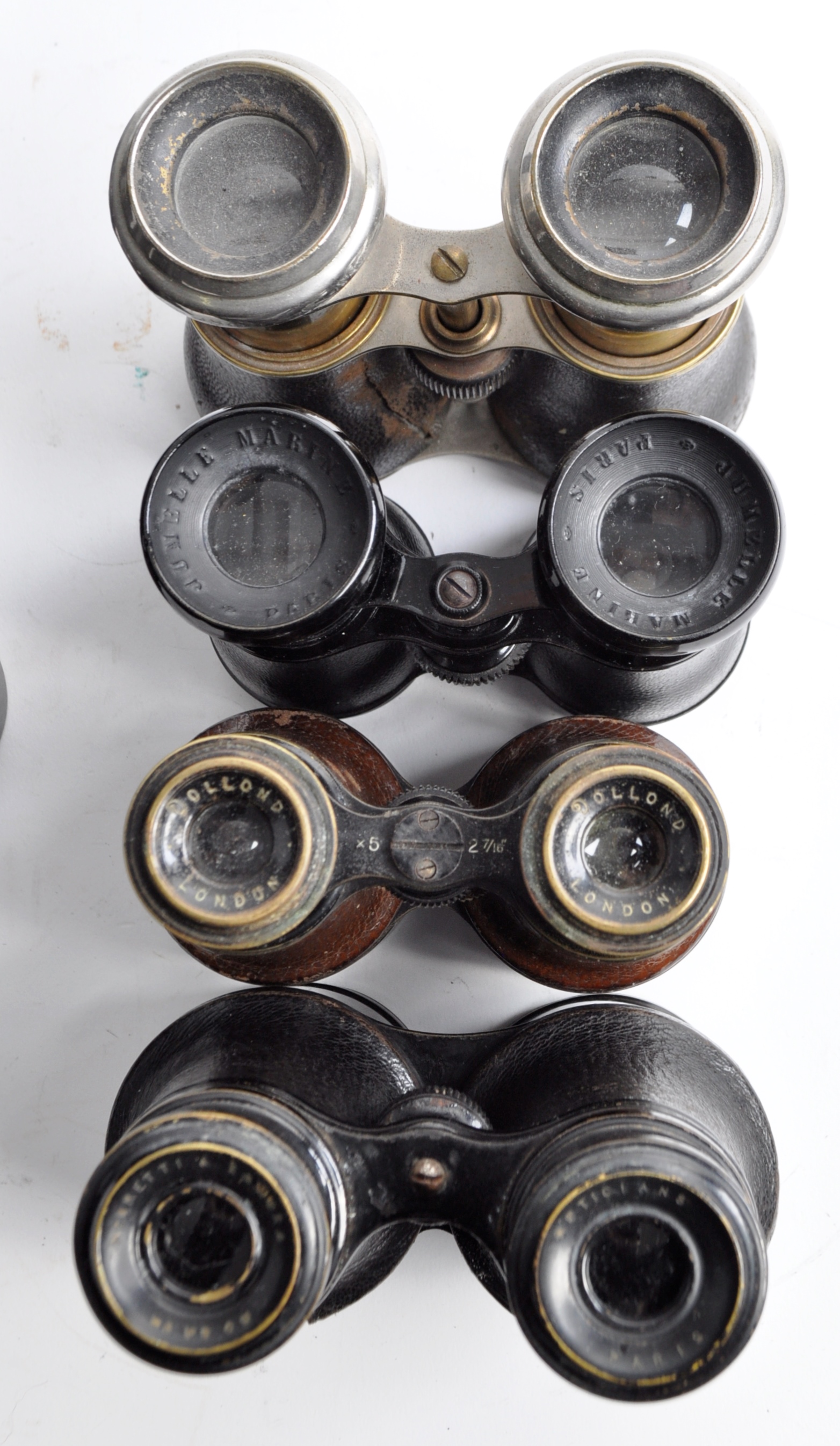 COLLECTION OF 19TH / 20TH CENTURY MILITARY - MARITIME AND FIELD BINOCULARS - Image 4 of 5