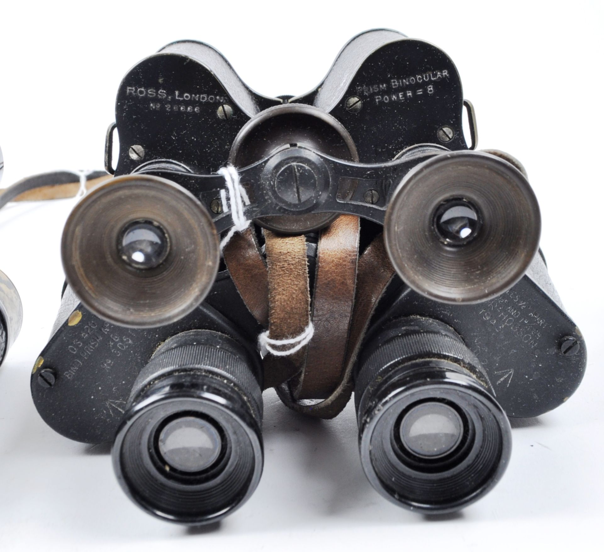 COLLECTION OF ASSORTED VINTAGE BINOCULARS INCLUDING MILITARY ISSUE - Image 4 of 5