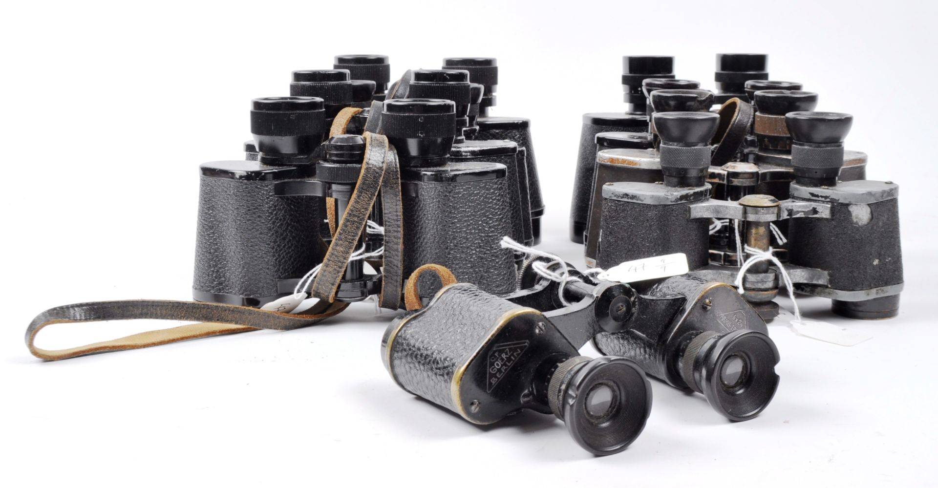 COLLECTION OF ASSORTED VINTAGE BINOCULARS