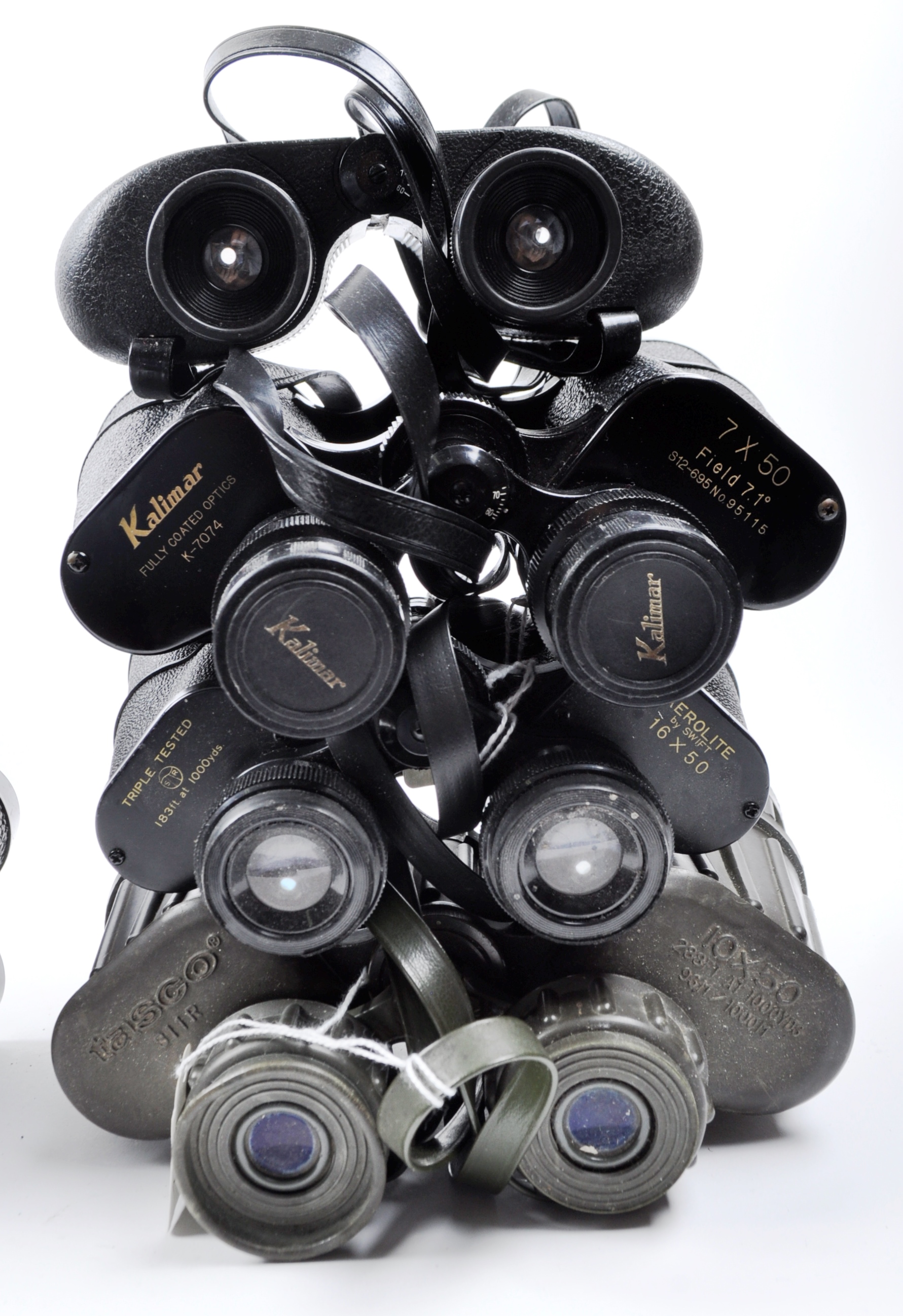 COLLECTION OF ASSORTED VINTAGE BINOCULARS - Bild 5 aus 5