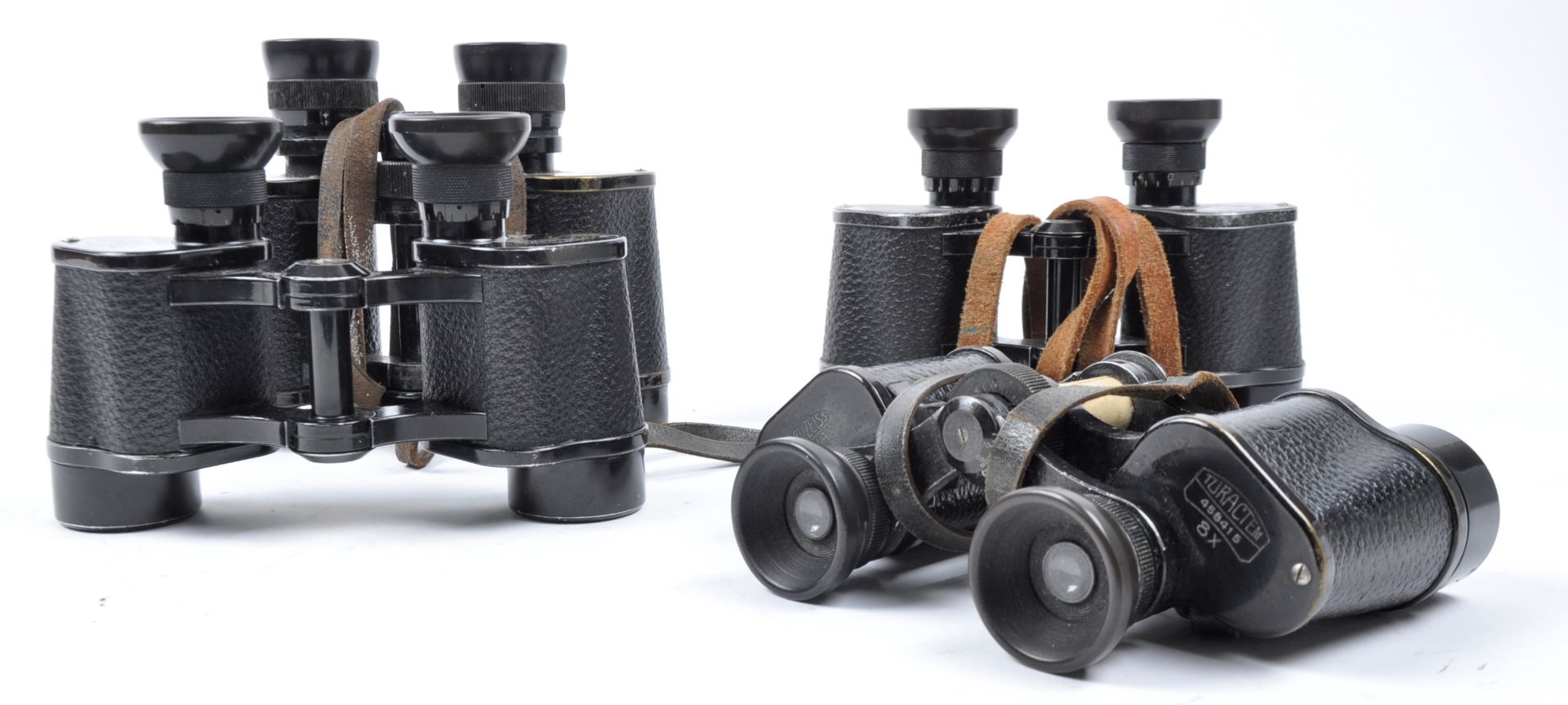 COLLECTION OF EARLY 20TH CENTURY CARL ZEISS JENA BINOCULARS