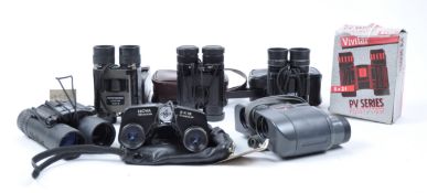 COLLECTION OF COMPACT BINOCULARS