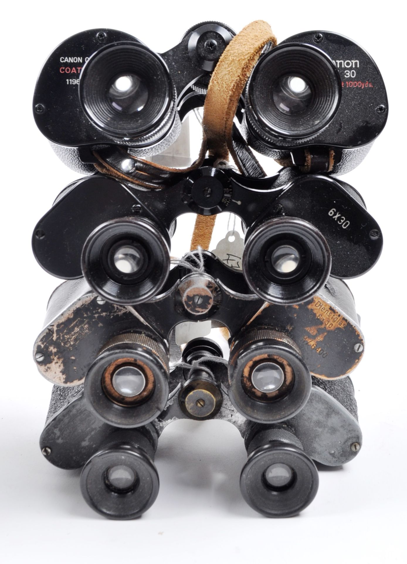 COLLECTION OF ASSORTED VINTAGE BINOCULARS - Bild 5 aus 5