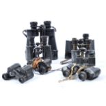 COLLECTION OF VINTAGE ASSORTED BINOCULARS