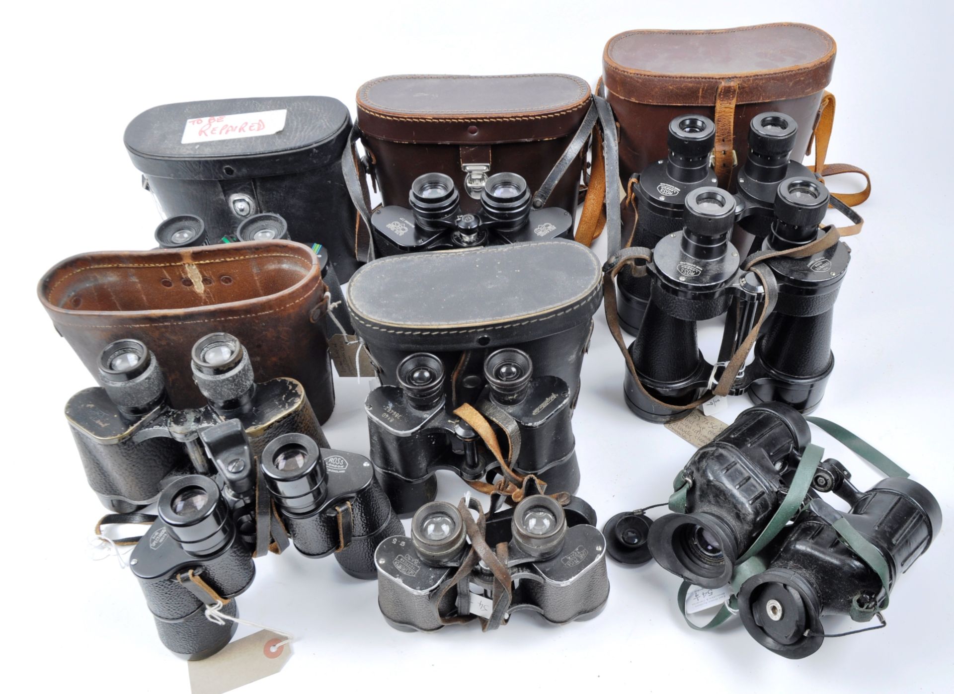 COLLECTION OF ASSORTED VINTAGE BINOCULARS - Image 2 of 5
