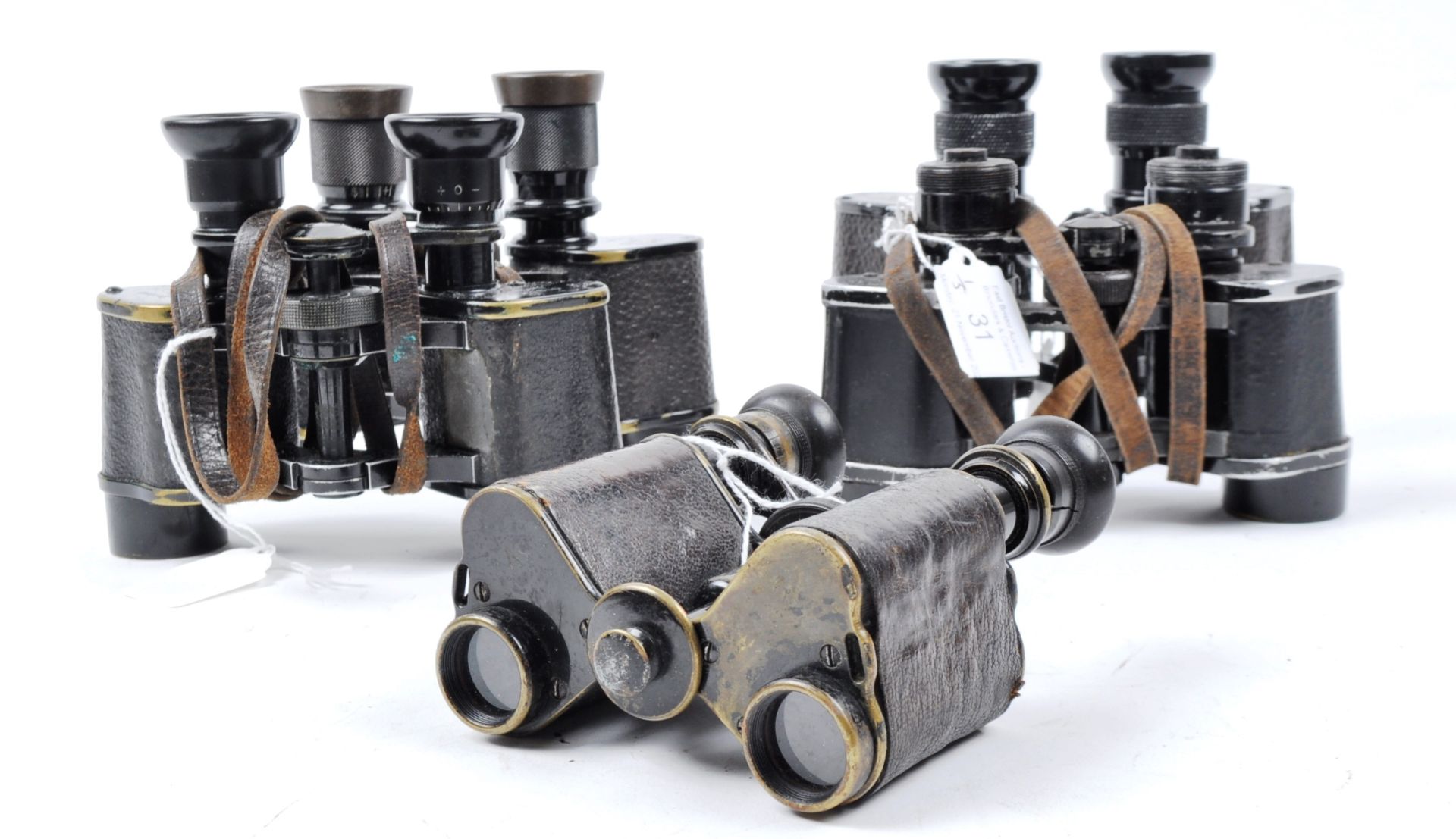 COLLECTION OF VINTAGE ASSORTED BINOCULARS