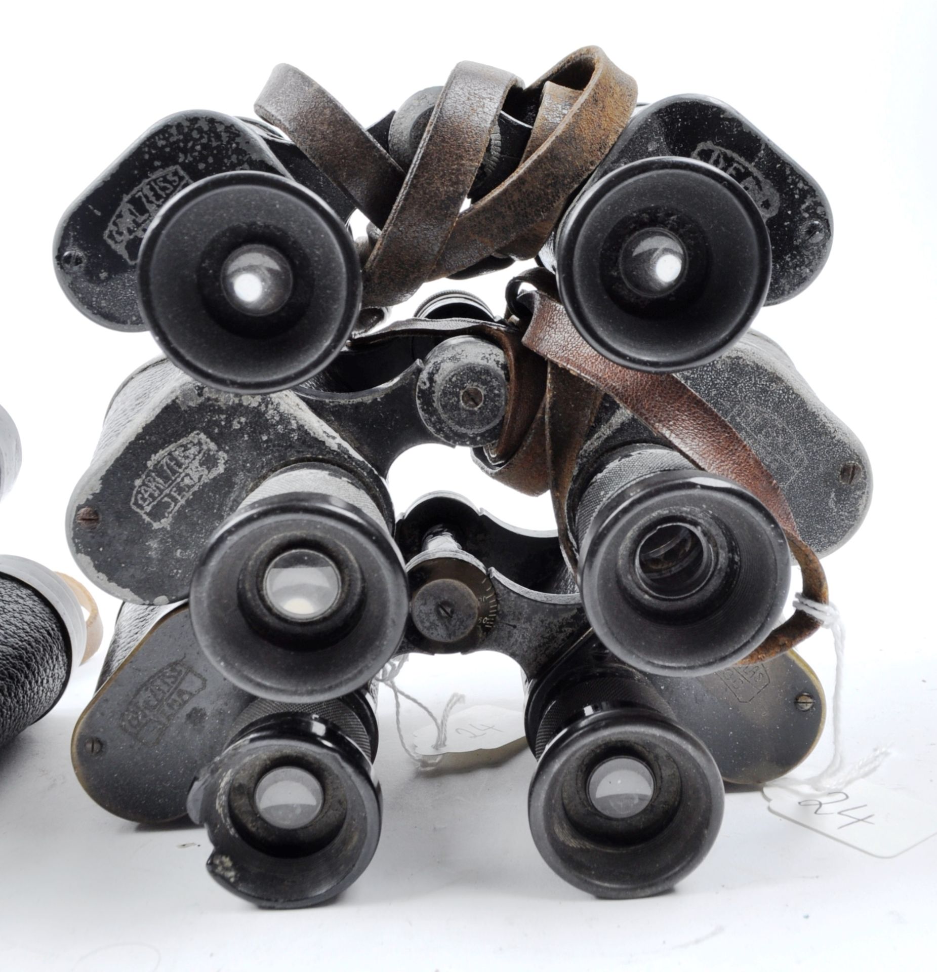 COLLECTION OF CARL ZEISS VINTAGE BINOCULARS INCLUDING MILITARY ISSUE - Image 4 of 5