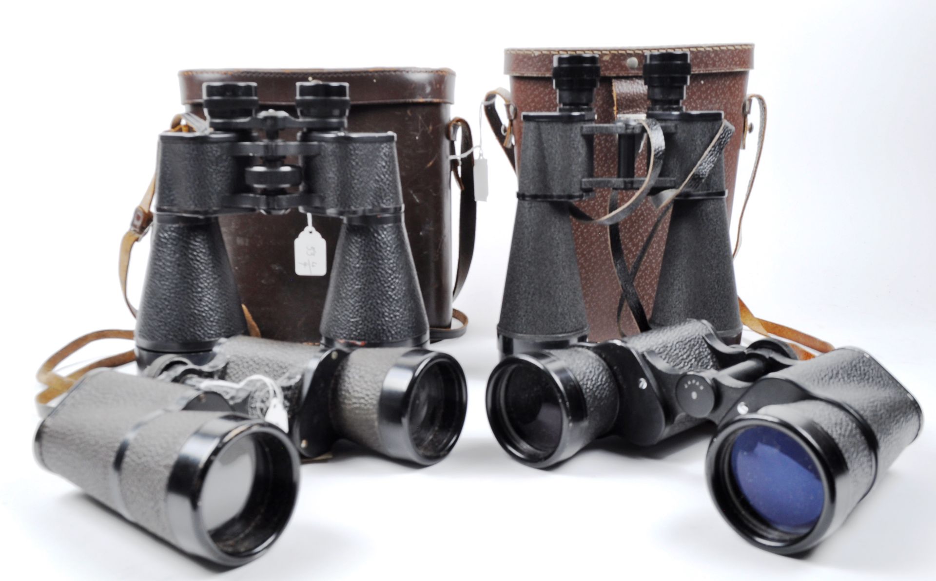 COLLECTION OF ASSORTED VINTAGE BINOCULARS