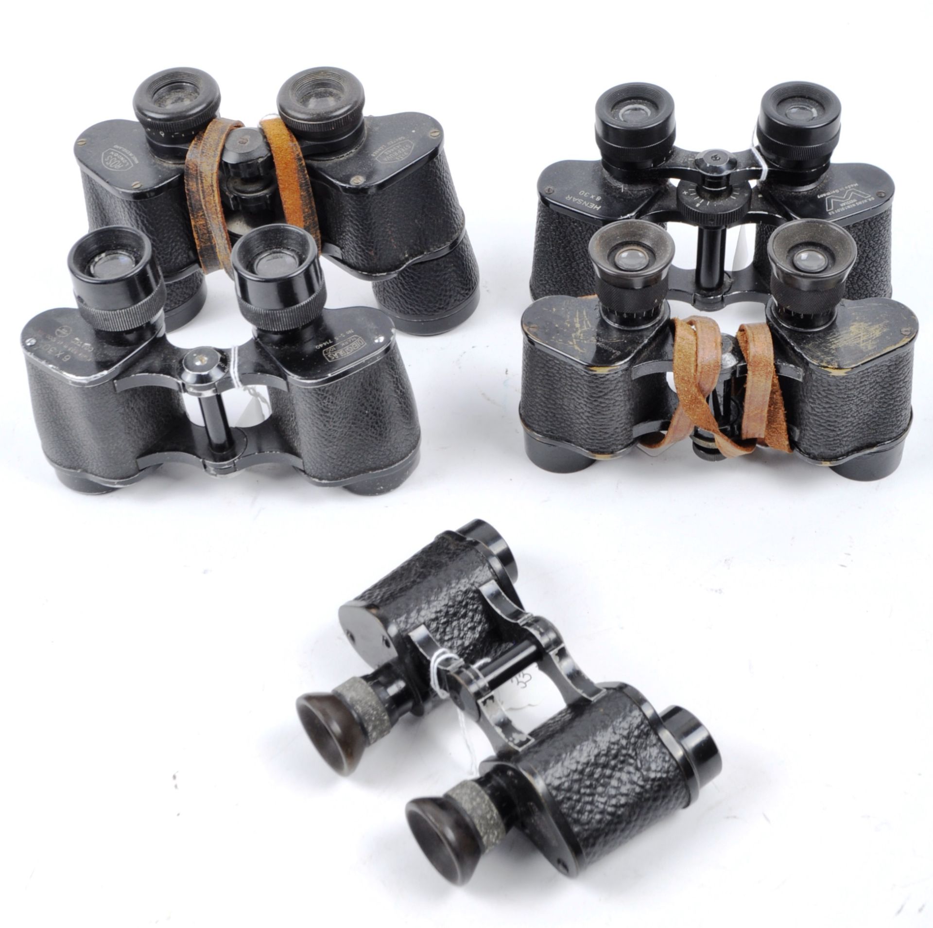 COLLECTION OF ASSORTED BINOCULARS INCLUDING MILITARY ISSUE - Image 2 of 5